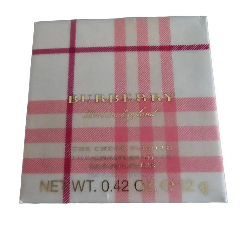 Burberry the check pallette blush & bronzer Duo NIB